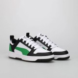 Puma Rebound Layup Jr Λευκό - Εφηβικά Sneakers Εικόνα 1