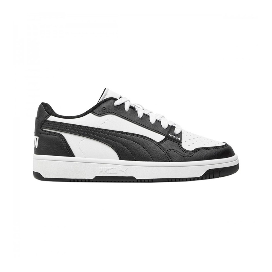 Παιδικά Sneakers Λευκά-Μαύρα - PUMA Rebound Low