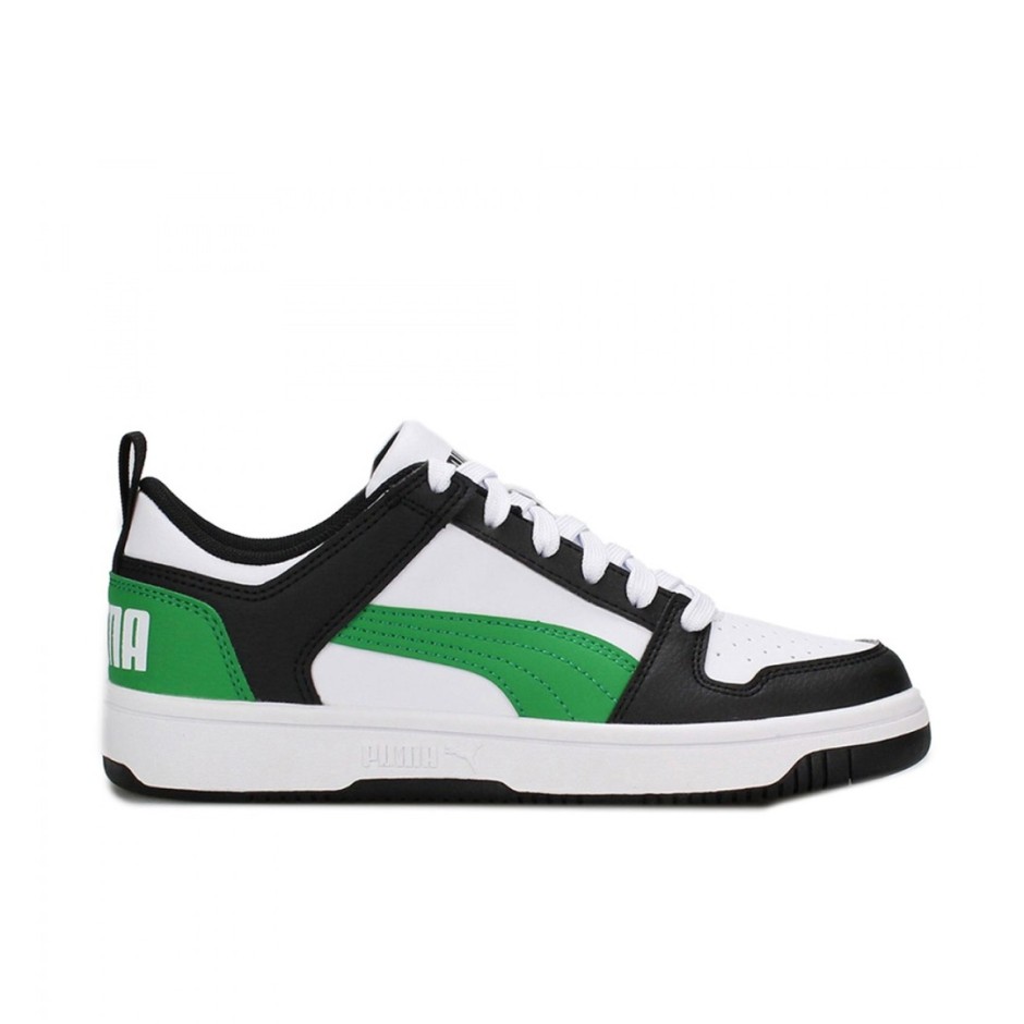 Puma Rebound Layup Jr Λευκό - Εφηβικά Sneakers