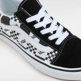 VANS OLD SKOOL LOGO CHECK VN000D2V6BT-6BT Black Image 2
