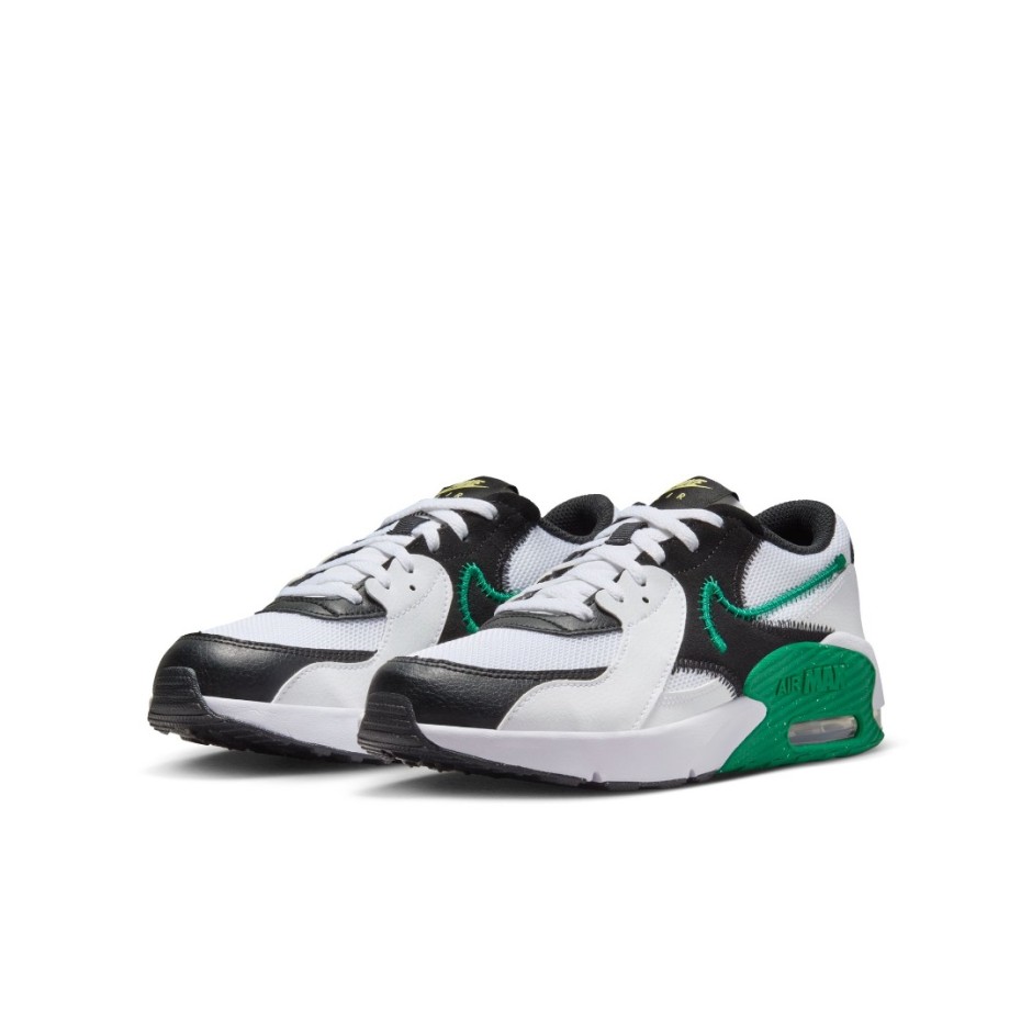 white & green air max excee trainers