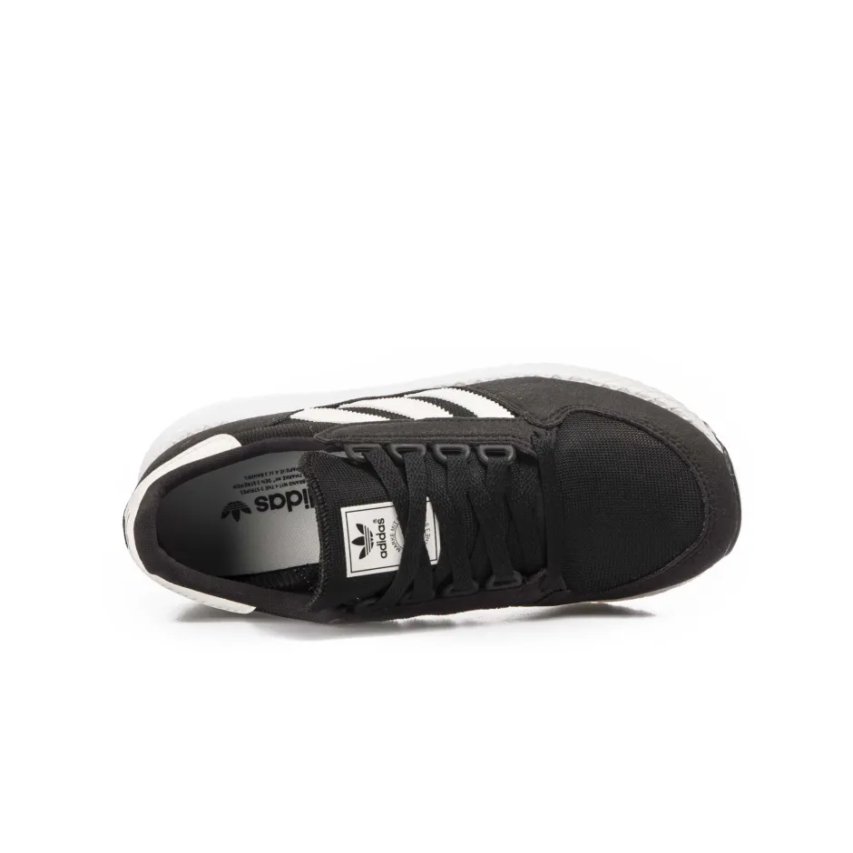adidas gazelle silver green womens Adidas Forest Grove Black/White