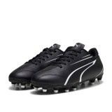 Puma Vitoria FG/AG Jr Μαύρο - Παιδικά Ποδοσφαιρικά Παπούτσια Με Τάπες Εικόνα 1
