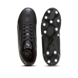 Puma Vitoria FG/AG Jr Μαύρο - Παιδικά Ποδοσφαιρικά Παπούτσια Με Τάπες Εικόνα 4