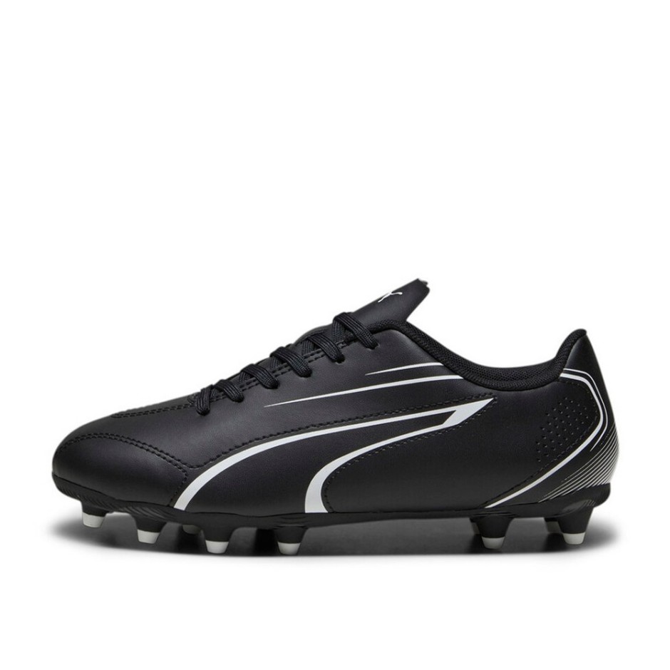 Puma Vitoria FG/AG Jr Μαύρο - Παιδικά Ποδοσφαιρικά Παπούτσια Με Τάπες