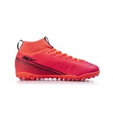 NIKE JR. MERCURIAL SUPERFLY 7 ACADEMY TF  AT8143-606 Red Image 1