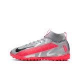 NIKE JR. MERCURIAL SUPERFLY 7 ACADEMY TF  AT8143-906 Silver Image 