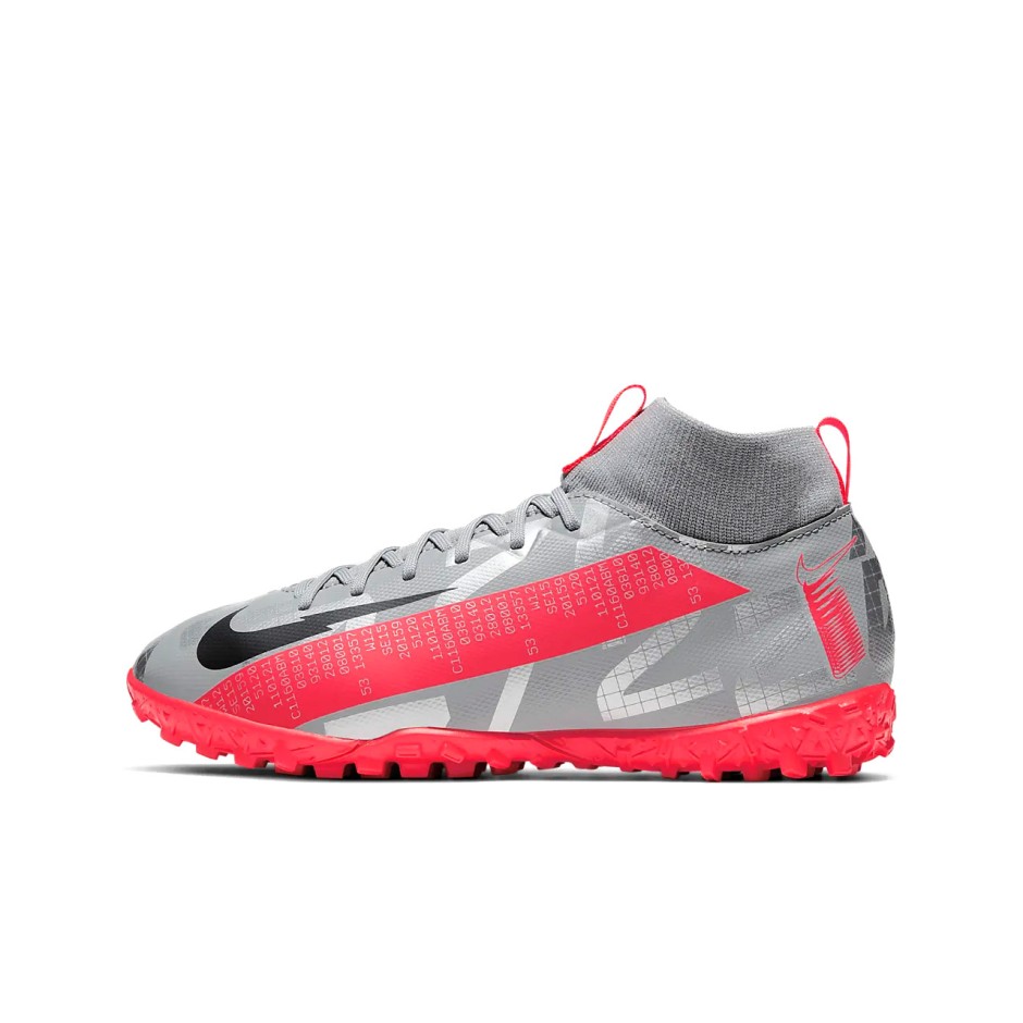 NIKE JR. MERCURIAL SUPERFLY 7 ACADEMY TF  AT8143-906 Silver