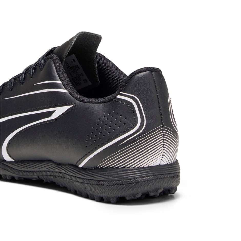 Puma Vitoria TT Jr Μαύρο - Παιδικά Ποδοσφαιρικά Παπούτσια Με Σχάρα