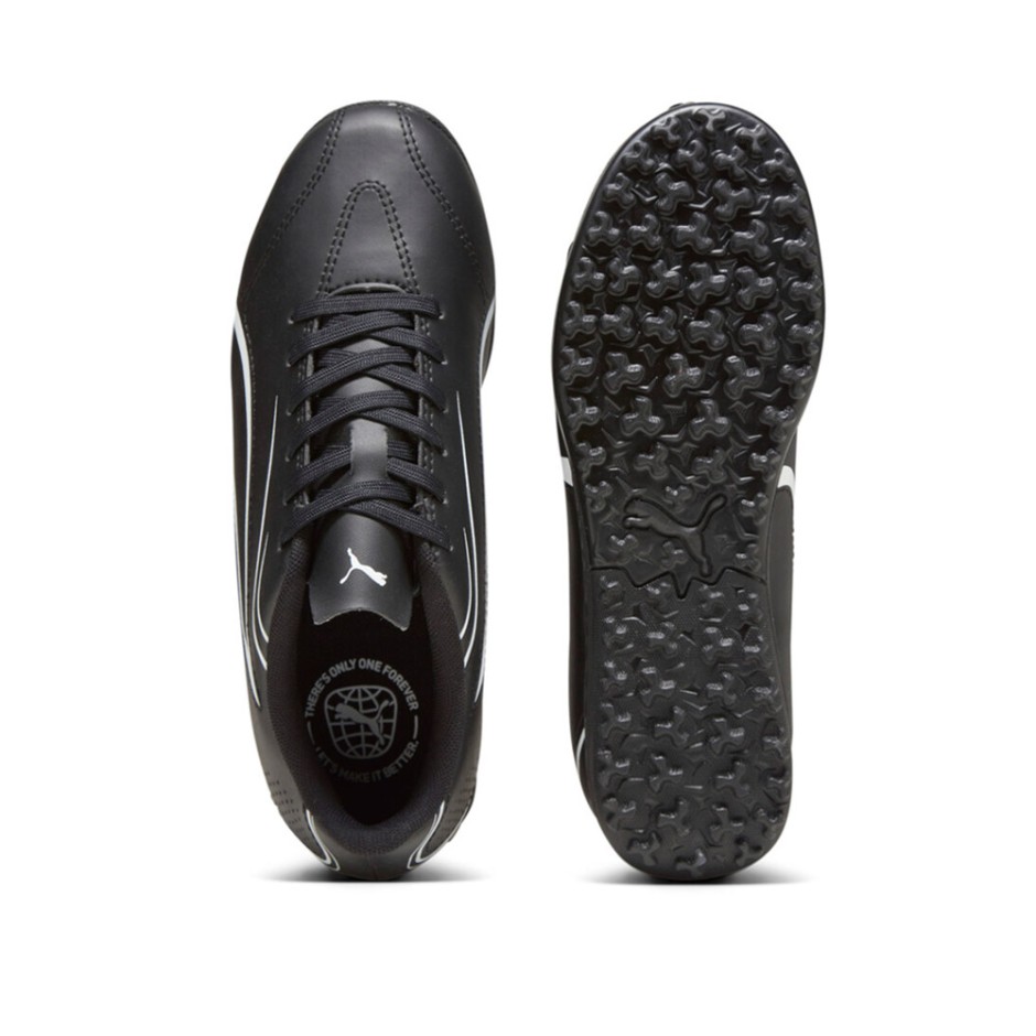 Puma Vitoria TT Jr Μαύρο - Παιδικά Ποδοσφαιρικά Παπούτσια Με Σχάρα