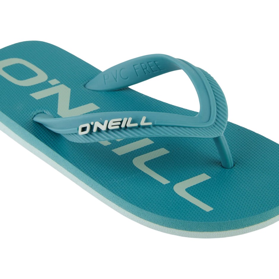 Kids' Flip-Flops Turquoise - O'Neill Profile Logo