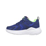 SKECHERS LIGHTED GORE & STRAP SNEAKER W 401660N-NVLM Blue Image 1