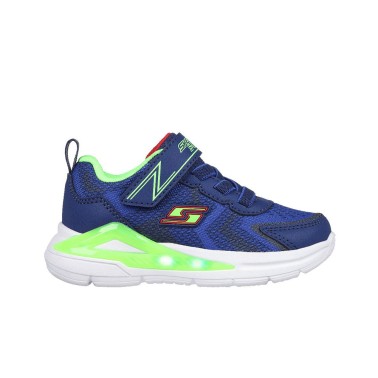 SKECHERS LIGHTED GORE & STRAP SNEAKER W 401660N-NVLM Blue