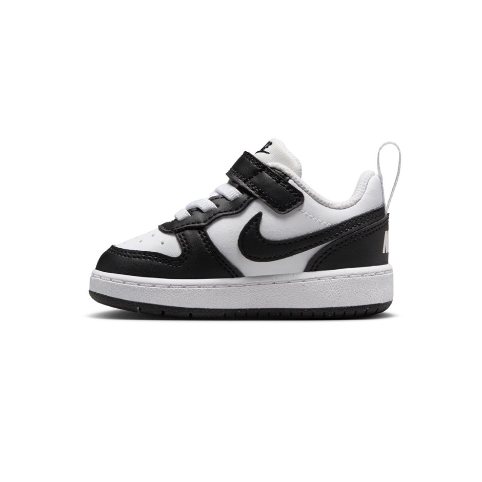 Βρεφικά Sneakers Λευκά-Μαύρα - Nike Court Borough Low Recraft