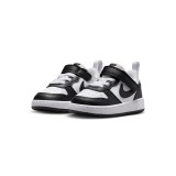 Βρεφικά Sneakers Λευκά-Μαύρα - Nike Court Borough Low Recraft Εικόνα 1