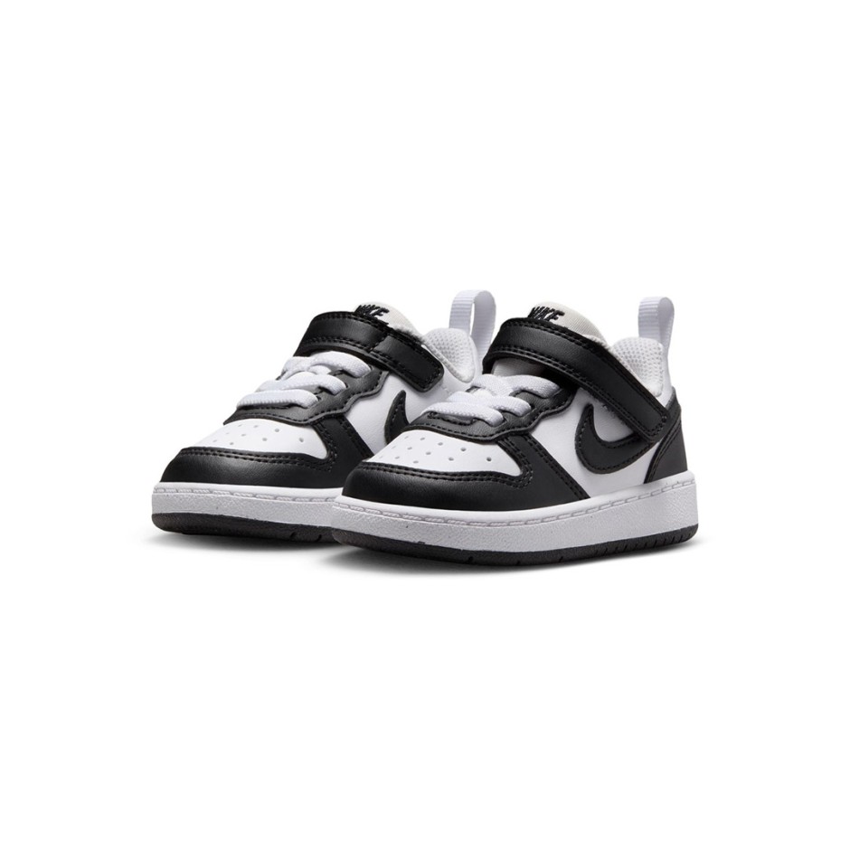 Βρεφικά Sneakers Λευκά-Μαύρα - Nike Court Borough Low Recraft