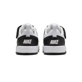 Βρεφικά Sneakers Λευκά-Μαύρα - Nike Court Borough Low Recraft Εικόνα 2