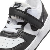Βρεφικά Sneakers Λευκά-Μαύρα - Nike Court Borough Low Recraft Εικόνα 3