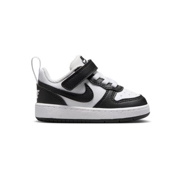 Βρεφικά Sneakers Λευκά-Μαύρα - Nike Court Borough Low Recraft