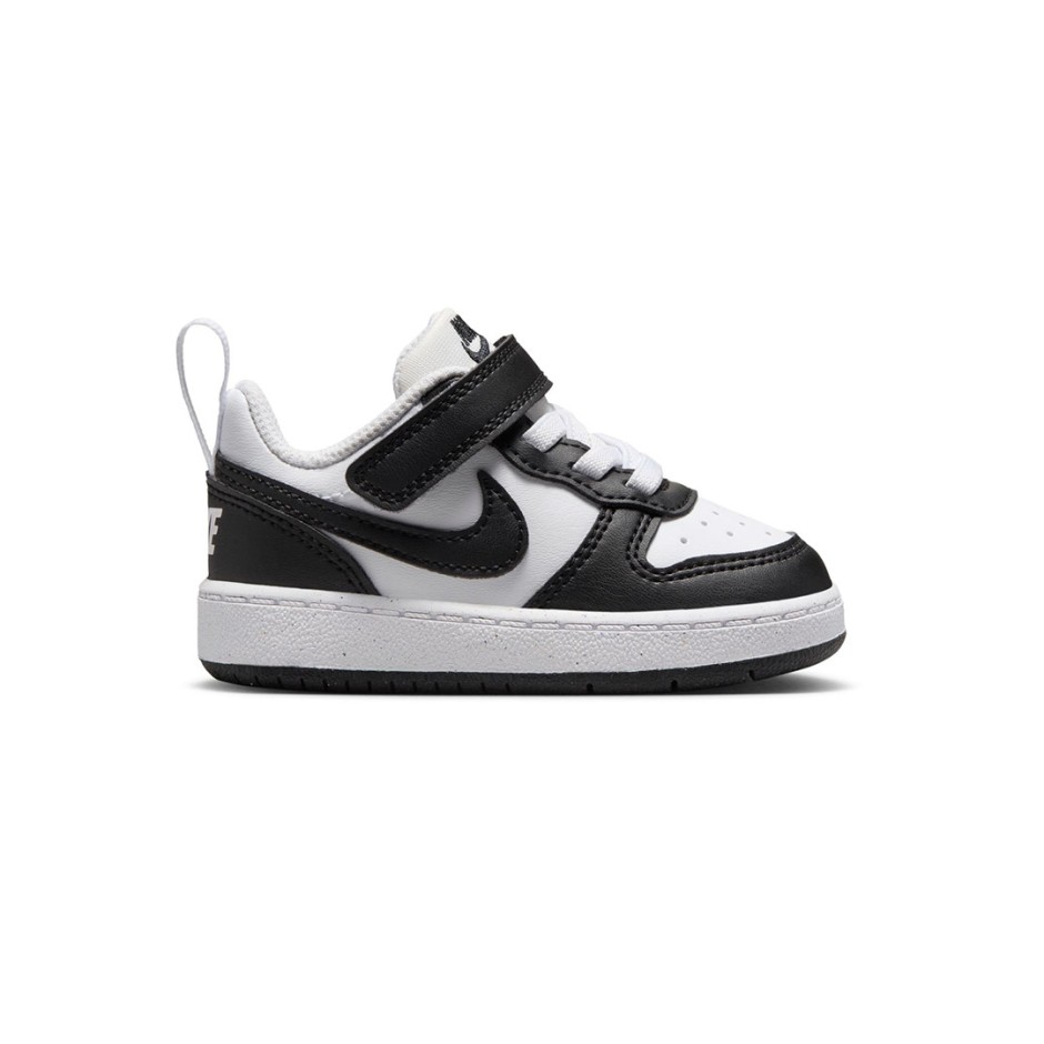 Βρεφικά Sneakers Λευκά-Μαύρα - Nike Court Borough Low Recraft
