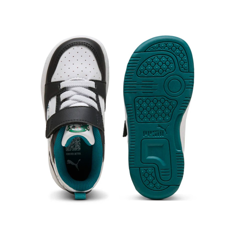Baby Sneakers White - PUMA Rebound V6 Lo Super