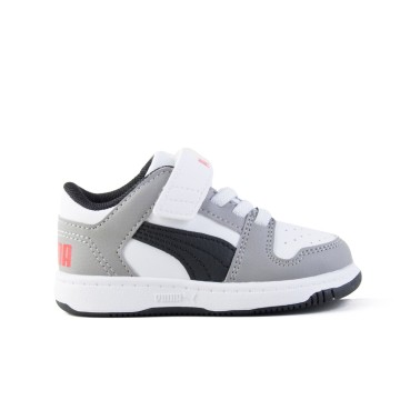 Puma Rebound Layup Low Λευκό - Βρεφικά Παπούτσια