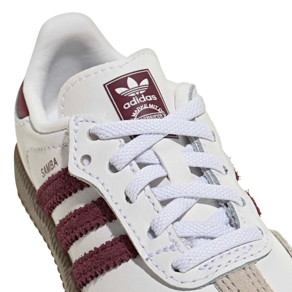 Baby Sneakers White - adidas Originals Samba OG Comfort Closure