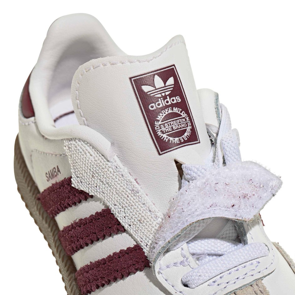 Baby Sneakers White - adidas Originals Samba OG Comfort Closure