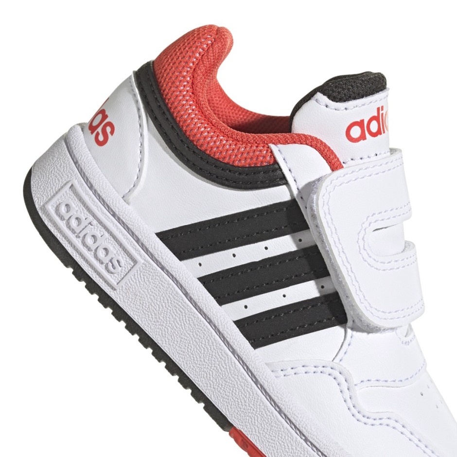 Βρεφικά Sneakers Λευκά - adidas Sportswear Hoops 3.0 