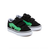 VANS OLD SKOOL V GLOW VN000CPZYJ7-YJ7 Black Image 1