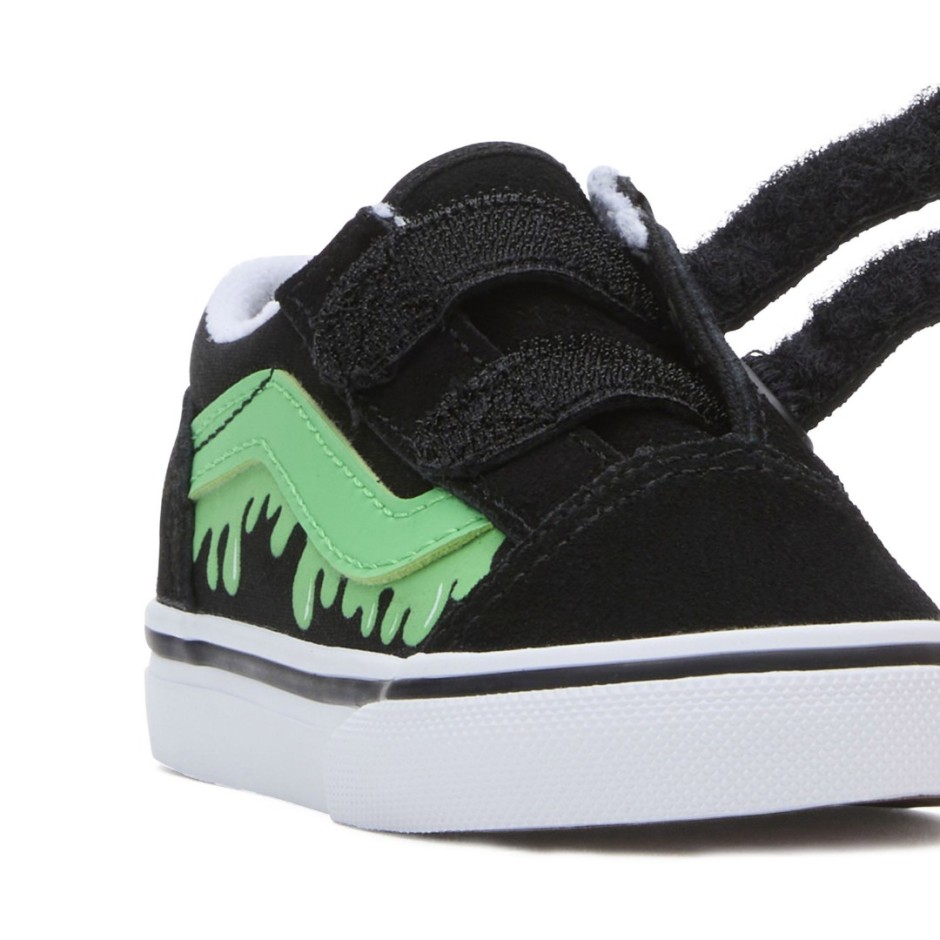 Vans Toddler Old Skool Μαύρο - Βρεφικά Sneakers