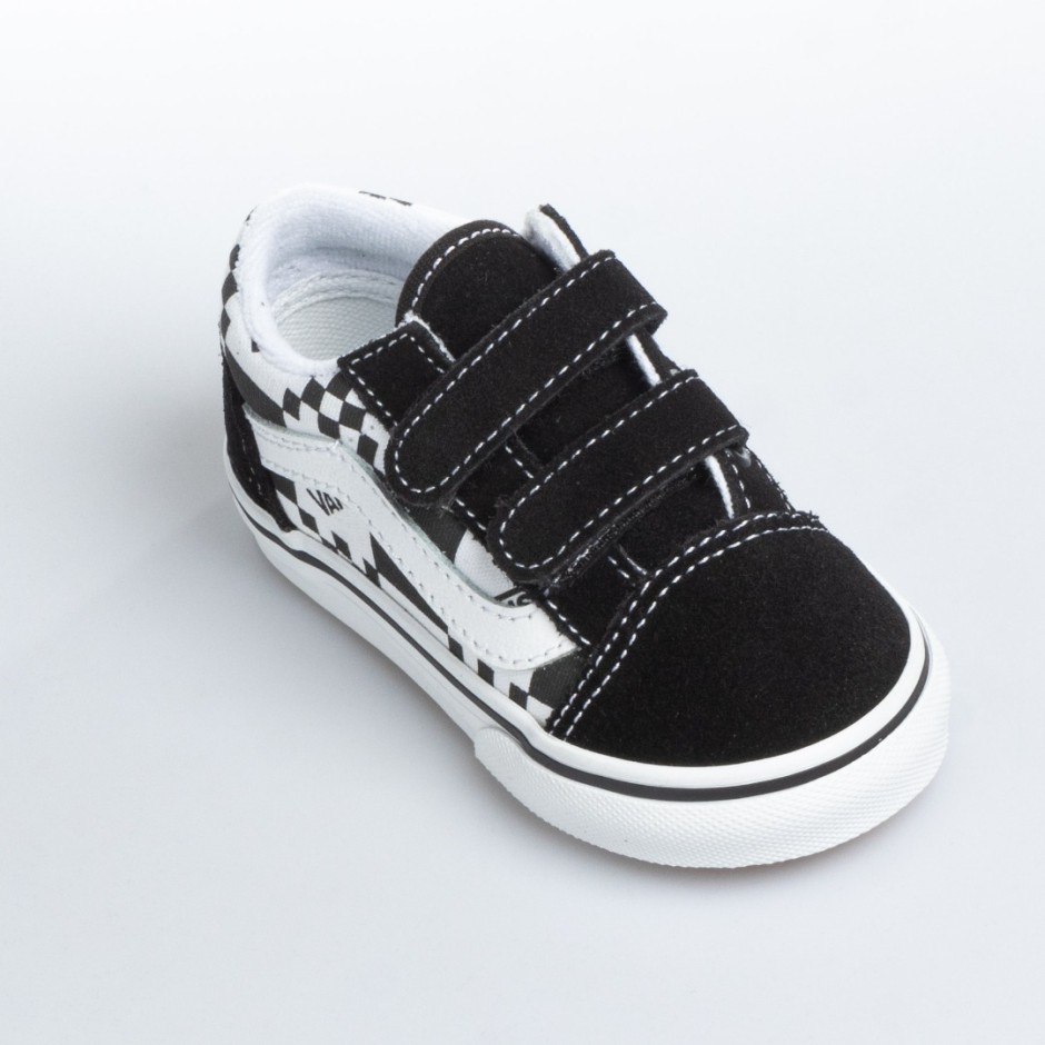 Βρεφικά Sneakers Μαύρα - Vans Old Skool V Logo
