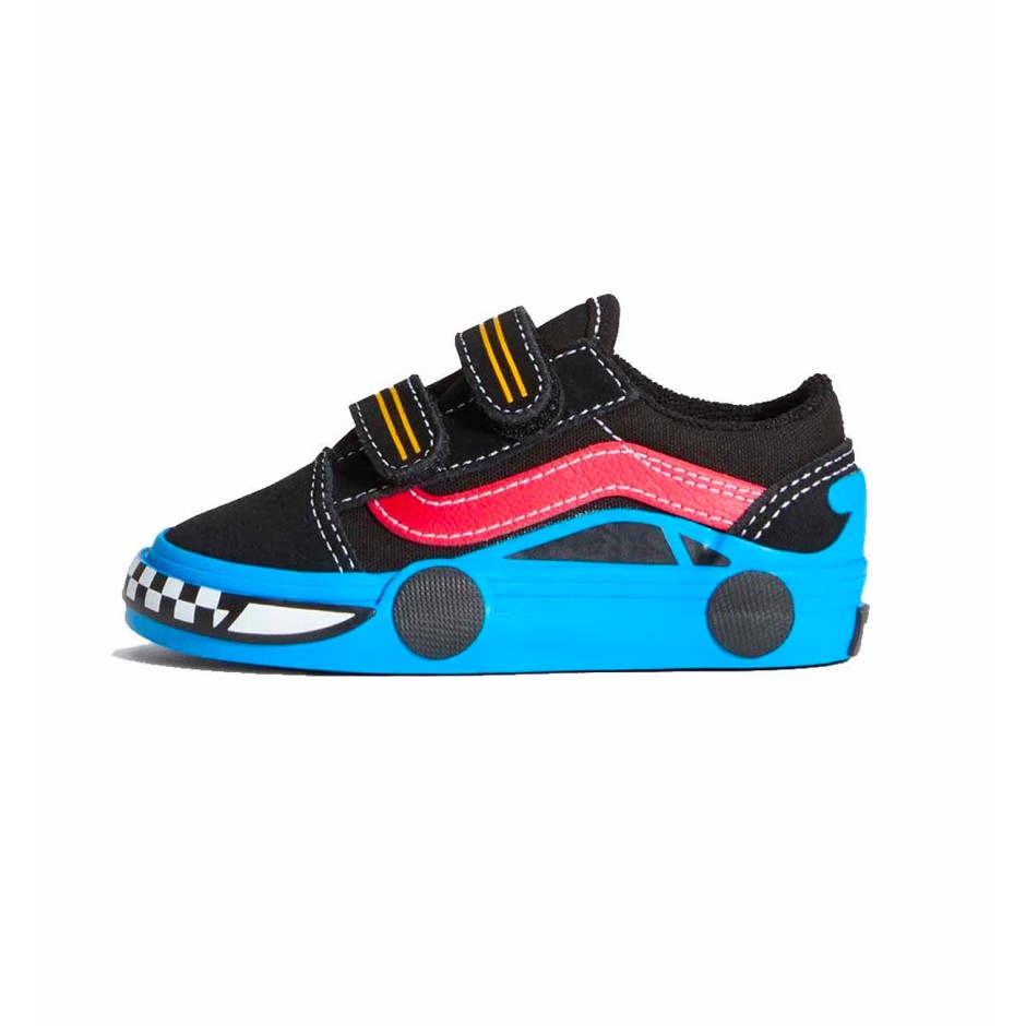 Βρεφικά Sneakers Μαύρα - Vans Old Skool V Car