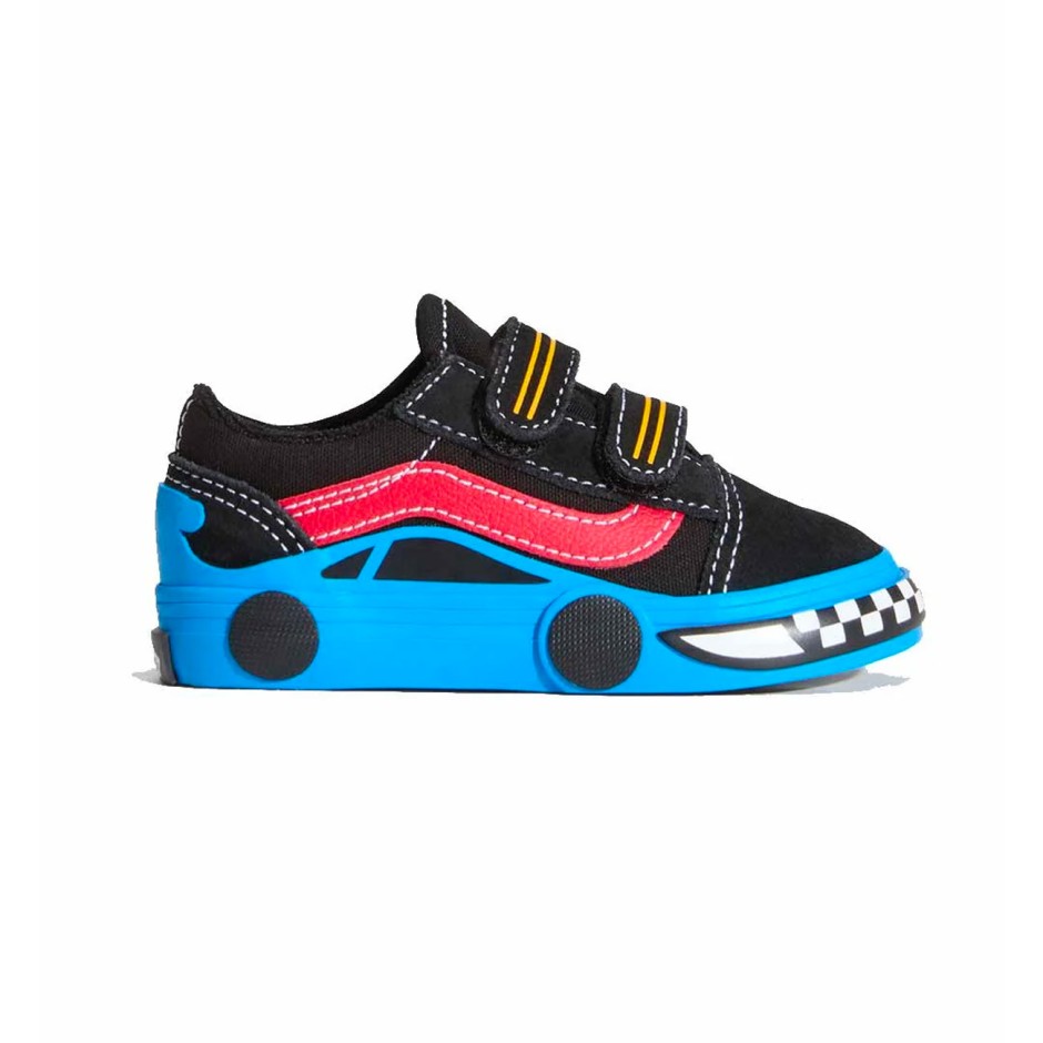 Βρεφικά Sneakers Μαύρα - Vans Old Skool V Car