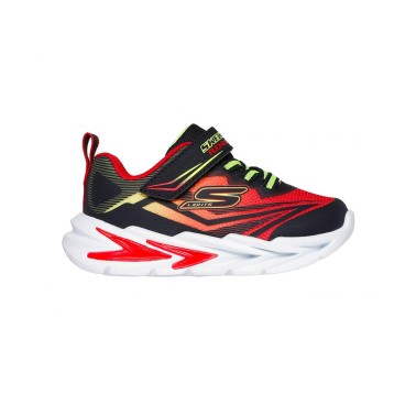 SKECHERS LIGHTED GORE & STRAP SNEAKER W 400139N-BKRD Colorful