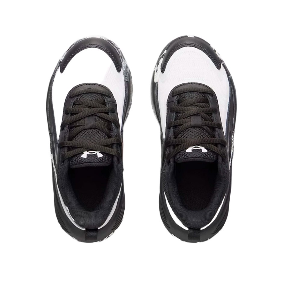 Kids' Basketball Shoes White-Black - Under Armour Lockdown 8