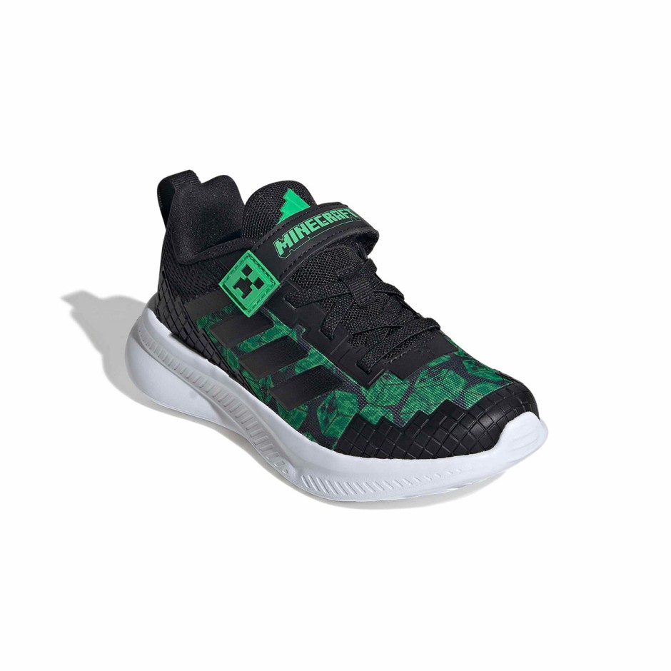 Παιδικά Αθλητικά Παπούτσια Μαύρα - adidas Performance Minecraft Fortarun 4.0