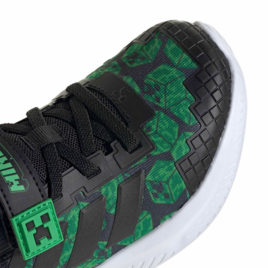 Παιδικά Αθλητικά Παπούτσια Μαύρα - adidas Performance Minecraft Fortarun 4.0
