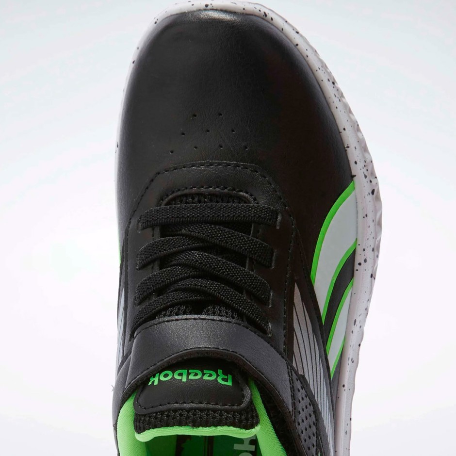 Reebok Sport RUSH RUNNER SYN ELASTIC LACE & TOP STRAP 100209194 Black