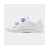 PUMA SMASH 3.0 L GLITTER VELCRO V PS 395609-06 White Image 1