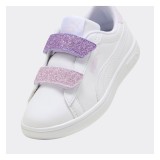 PUMA SMASH 3.0 L GLITTER VELCRO V PS 395609-06 White Image 2