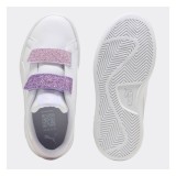 PUMA SMASH 3.0 L GLITTER VELCRO V PS 395609-06 White Image 3
