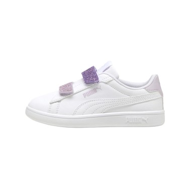 Παιδικά Sneakers Λευκά - PUMA Smash 3.0 L Glitter