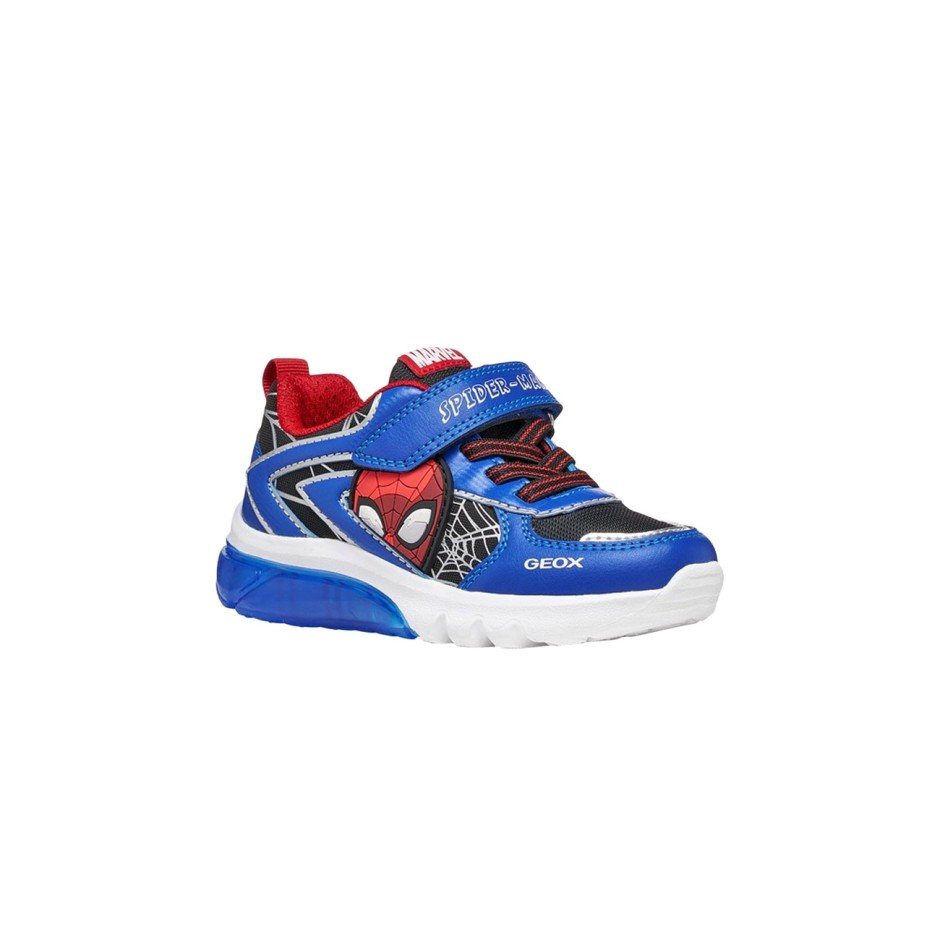 Kids' Sneakers Royal Blue - Geox Ciberdron Boy Spiderman 