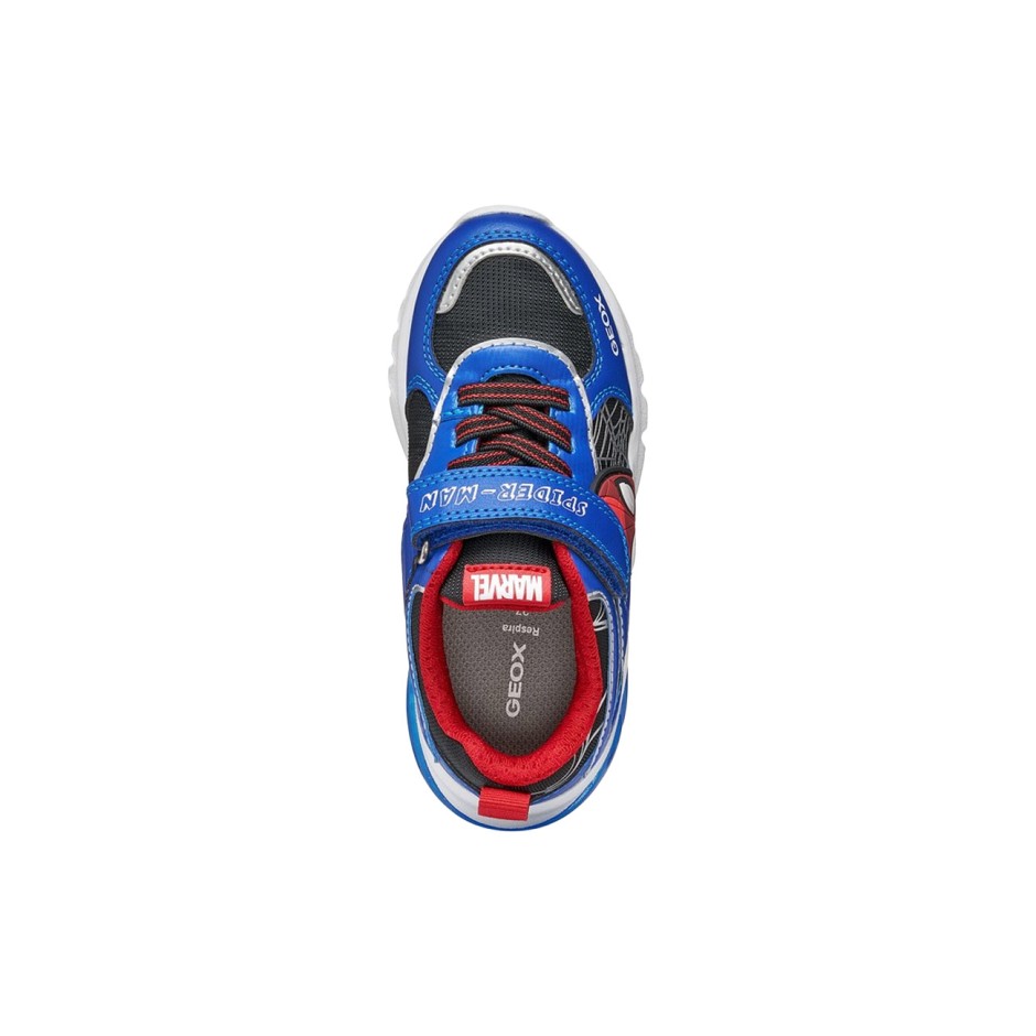 Kids' Sneakers Royal Blue - Geox Ciberdron Boy Spiderman 
