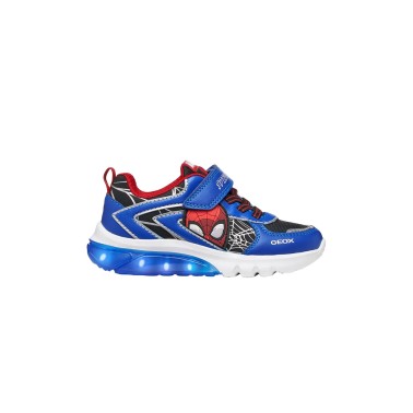 Kids' Sneakers Royal Blue - Geox Ciberdron Boy Spiderman 