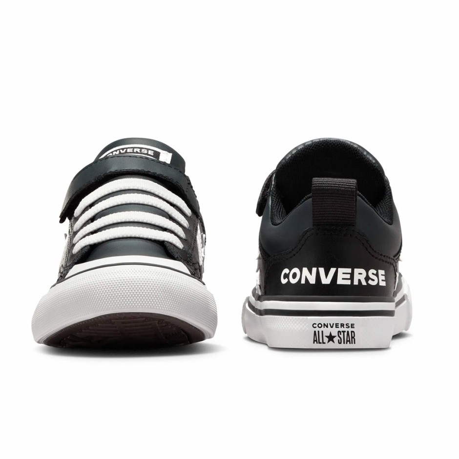 Παιδικά Sneakers Μαύρα - Converse Pro Blaze Leather