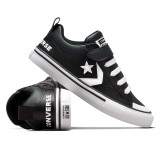 Παιδικά Sneakers Μαύρα - Converse Pro Blaze Leather Εικόνα 3