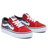 VANS UY SK8-LOW REFLECT CHECK FLAME VN0A7Q5L448-448 Colorful