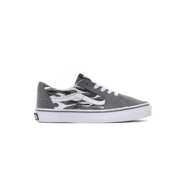 VANS SK8-LOW FLAME CAMO Γκρί
